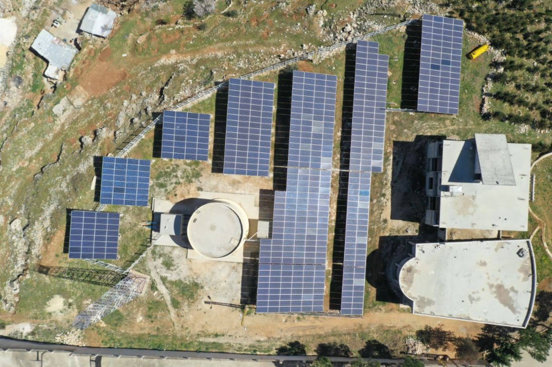 Installation of PV Solar System for Jib Jennine Waste Water Treatment Plant