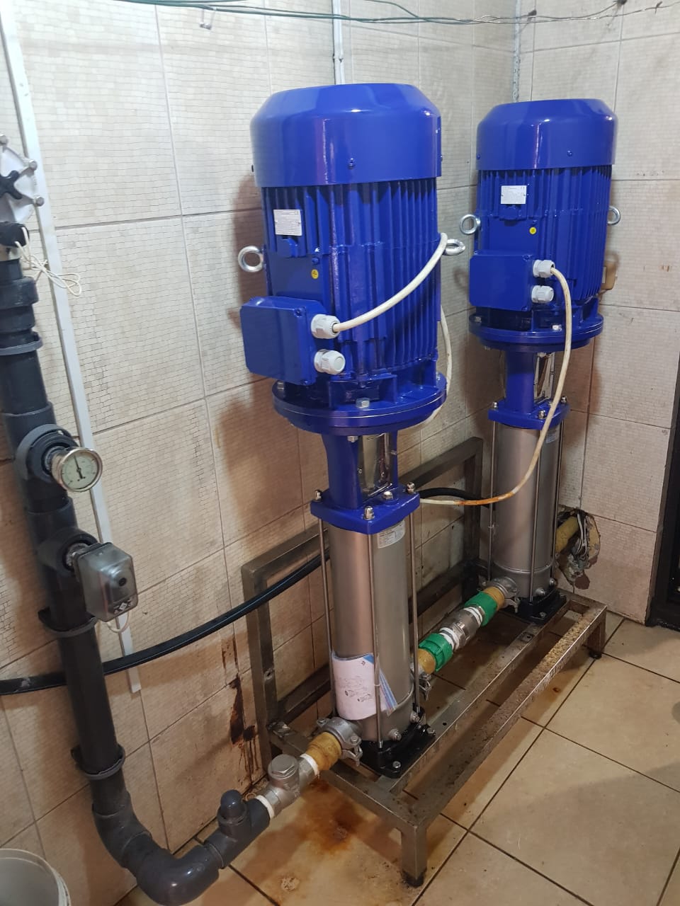 Supply and Installation Vertical Pumps in Series