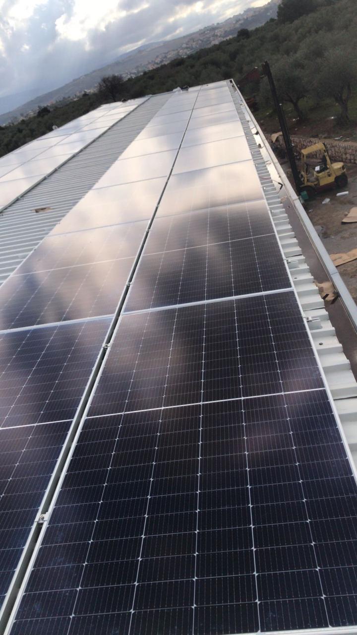 Installation of PV Solar System for Amioun Waste Water Recycling Plant