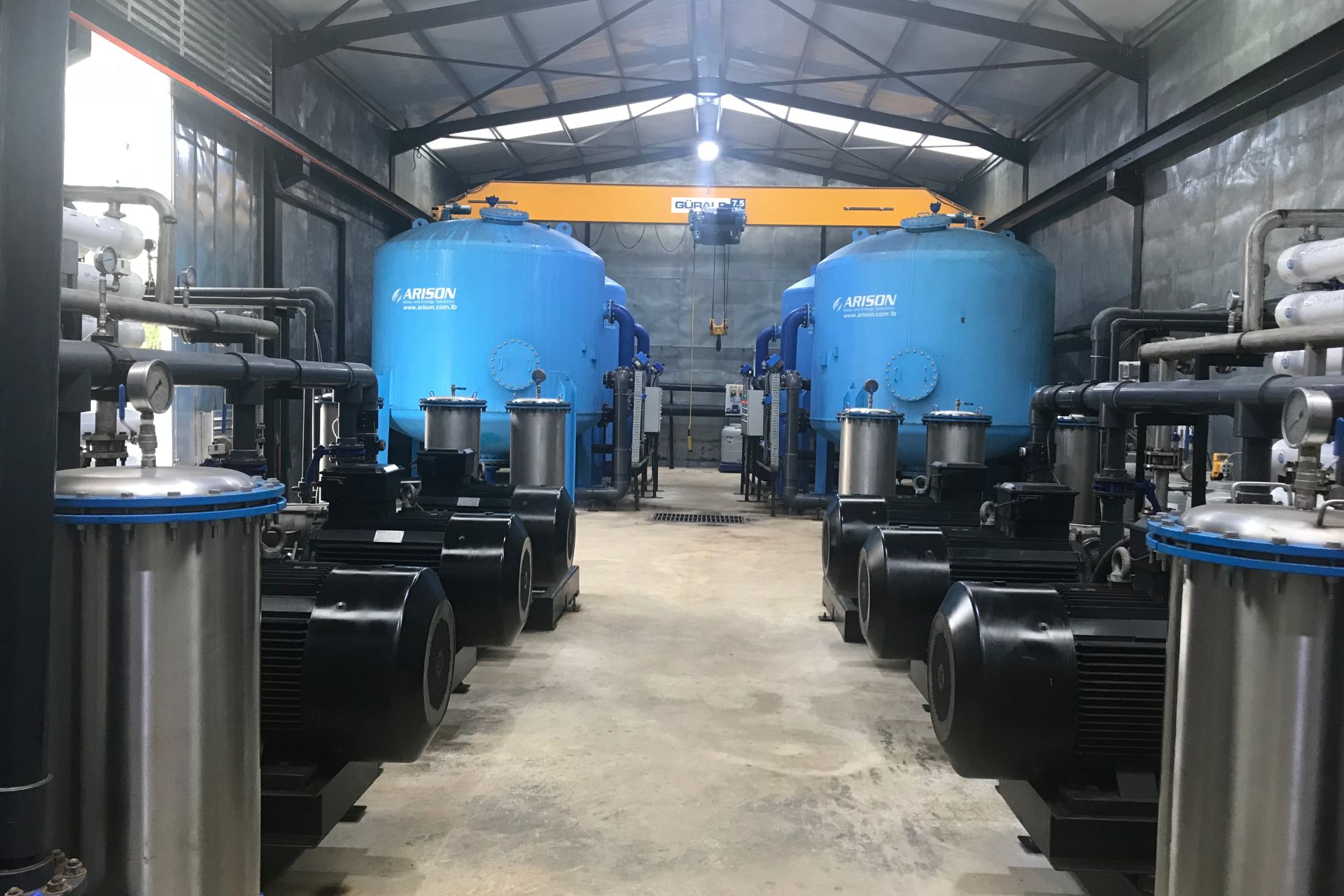 Construction of a Hadath Desalination Plant