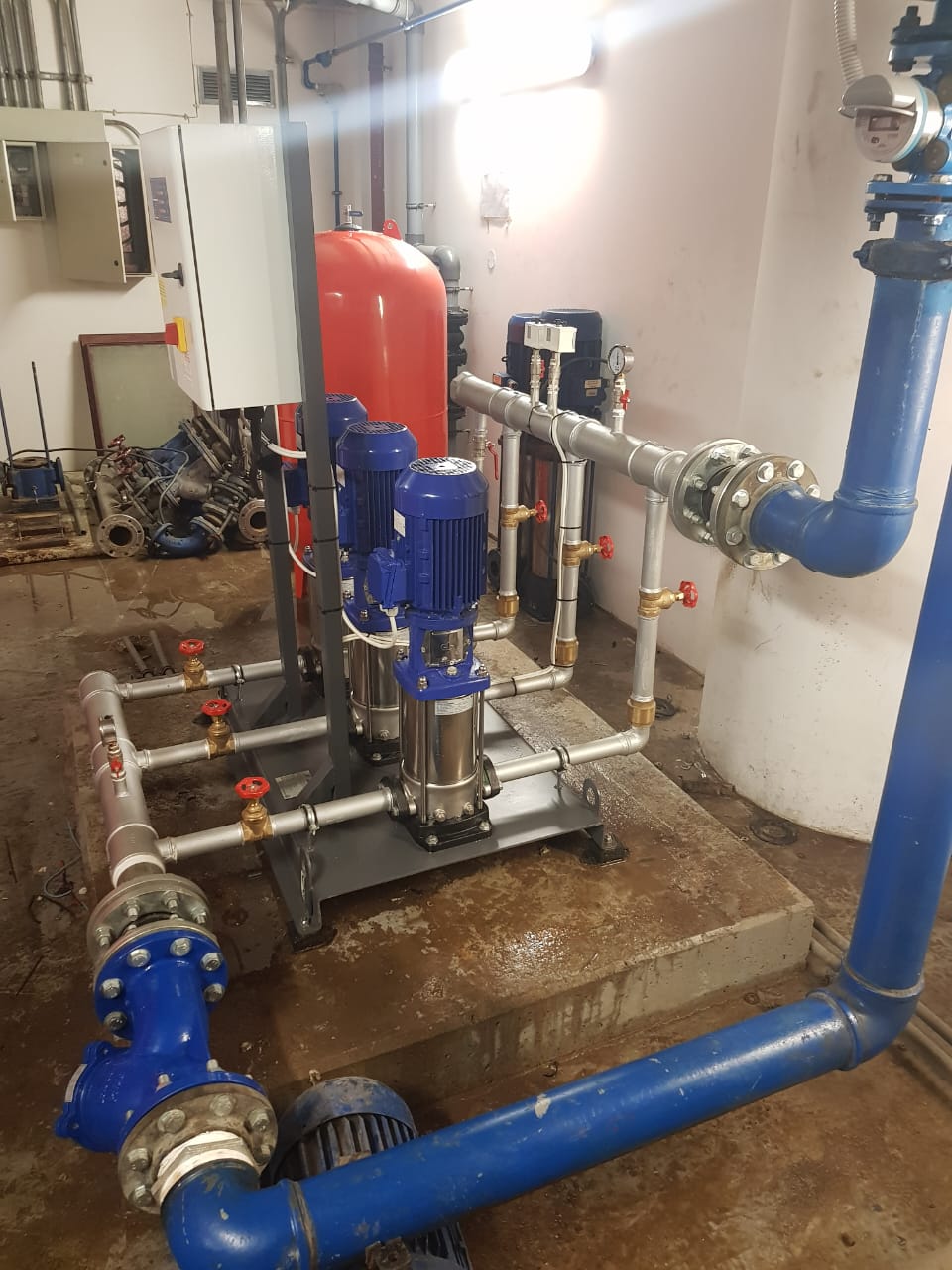 Supply and Installation of NFPA20 Fire Fighting Unit and Booster Set in Aswak Beirut