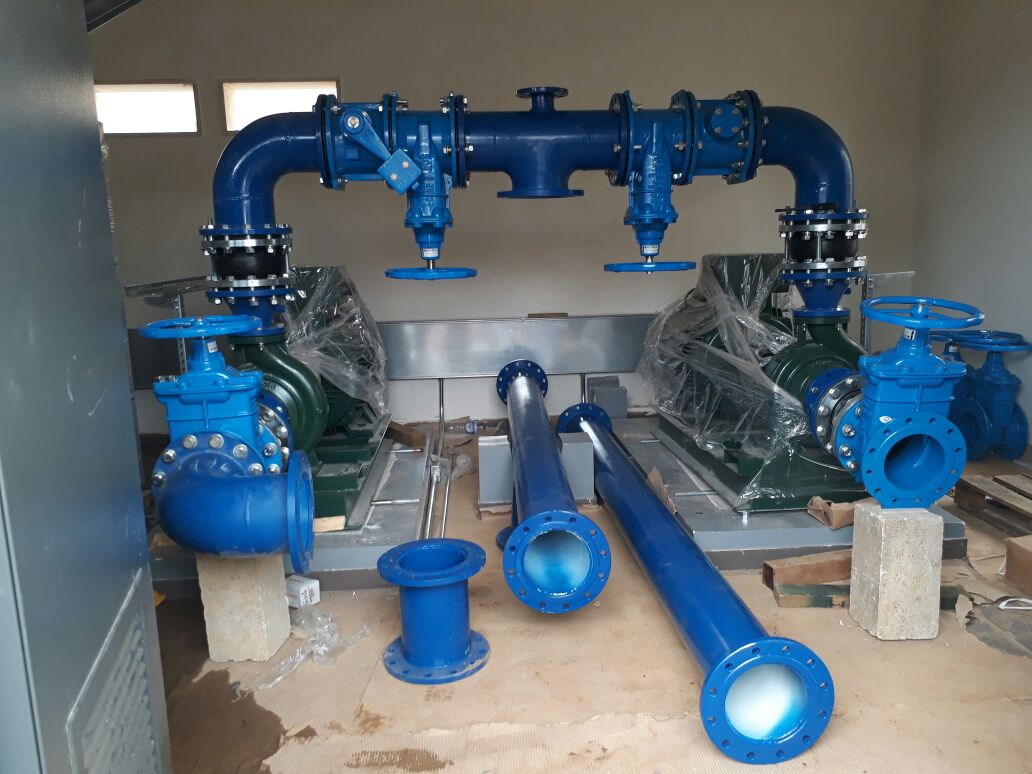 Construction of Cap Sur Ville Booster Pumping Station
