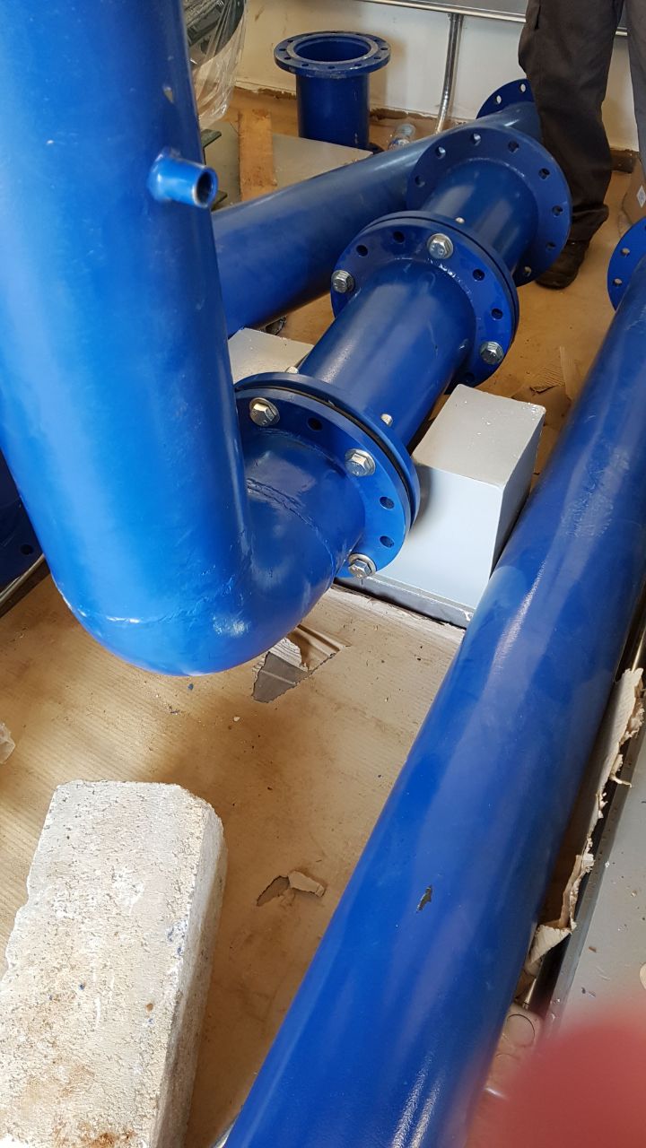 Construction of Cap Sur Ville Booster Pumping Station